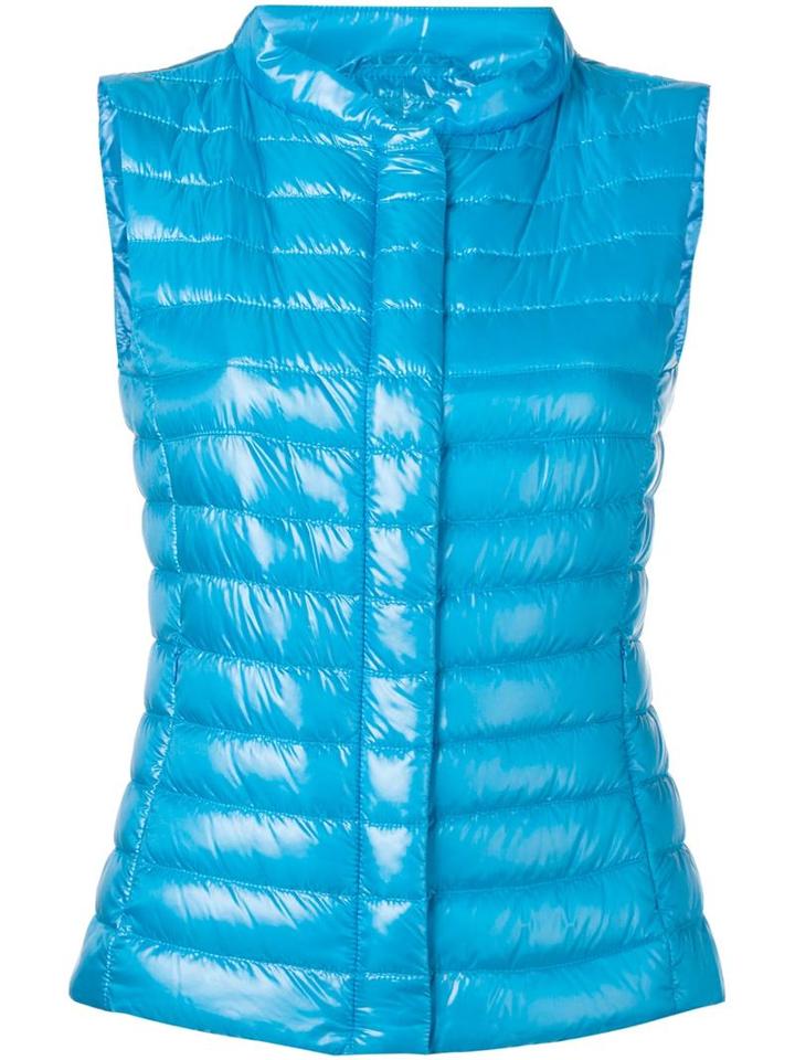 Herno Puffer Jacket, Women's, Size: 44, Blue, Polyamide/feather Down