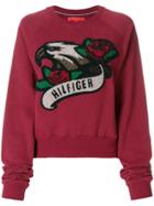 Hilfiger Collection Rock Raglan Sweatshirt - Red