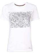 Ps Paul Smith Covent Garden Map T-shirt - White