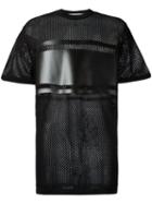 Givenchy Paneled Mesh T-shirt, Size: Medium, Black, Viscose/polyamide/polyester