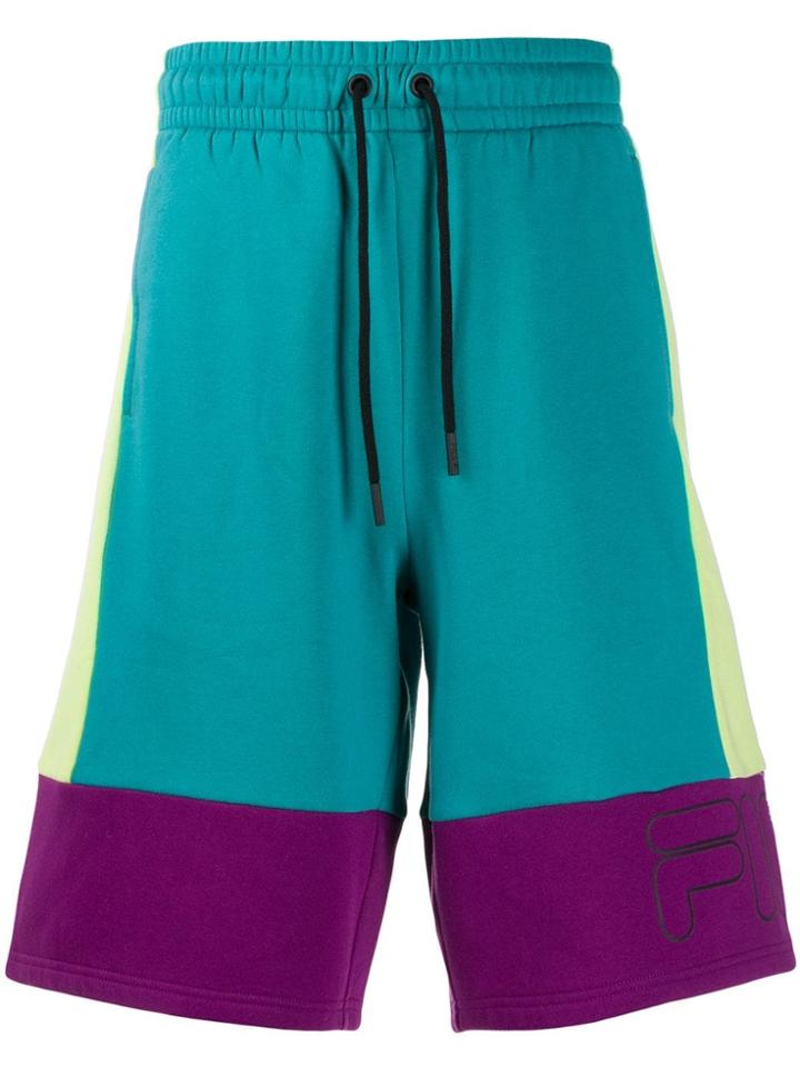 Fila Colour Block Shorts - Blue