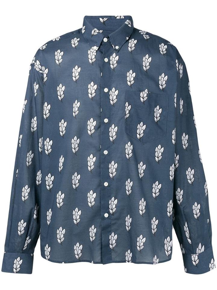 Jacquemus Simon Printed Shirt - Blue