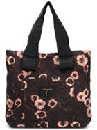Marc Jacobs Floral Print Shopping Bag - Black