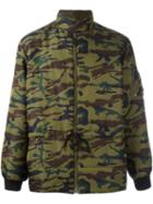 Jean Paul Gaultier Vintage Camouflage Padded Jacket, Men's, Size: 48, Green