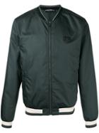 Dolce & Gabbana Bomber Jacket, Men's, Size: 46, Green, Polyester