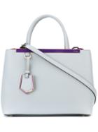 Fendi - Small '2jours' Tote - Women - Leather - One Size, Women's, Blue, Leather