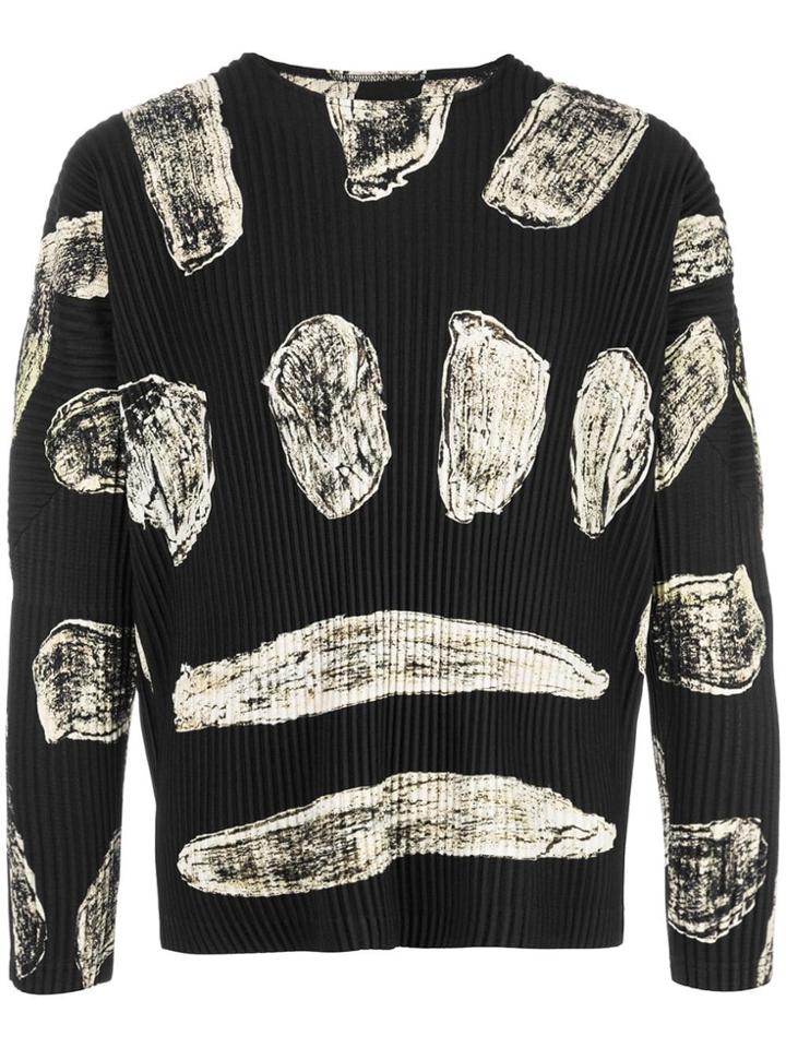 Homme Plissé Issey Miyake Body Painting T-shirt - Black