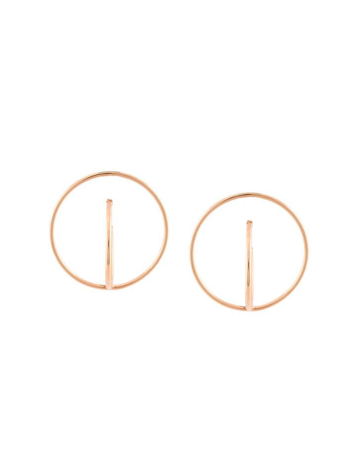 Charlotte Chesnais Saturn Medium Earrings - Metallic