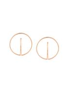 Charlotte Chesnais Saturn Medium Earrings - Metallic