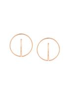 Charlotte Chesnais Saturn Medium Earrings - Metallic