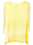 Ermanno Scervino Longsleeved Top, Women's, Size: 44, Yellow/orange, Silk/spandex/elastane/polyester