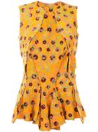 Comme Des Garçons Vintage Embroidered Vest Top - Multicolour