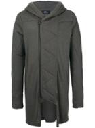 Lost & Found Ria Dunn - Padded Hooded Jacket - Men - Polyamide/viscose/angora - M, Grey, Polyamide/viscose/angora
