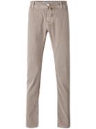 Jacob Cohen - Straight-leg Trousers - Men - Cotton/spandex/elastane - 40, Nude/neutrals, Cotton/spandex/elastane