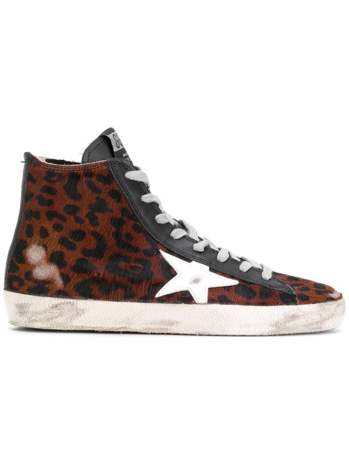 Golden Goose Deluxe Brand Francy Hi-top Sneakers - Brown
