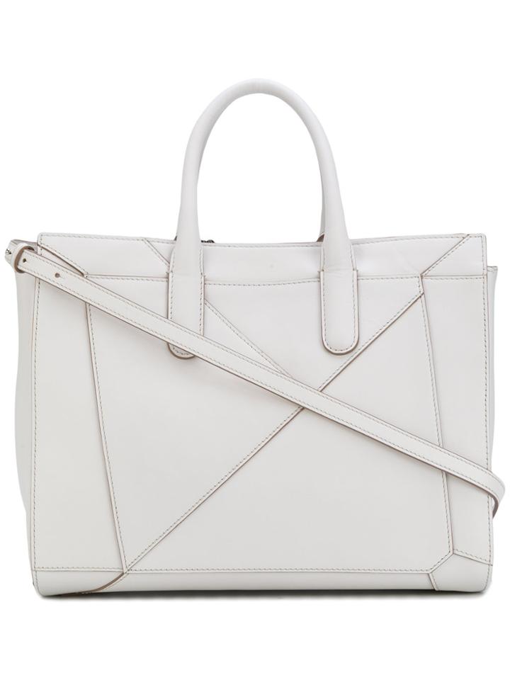 Max Mara Plain Tote Bag - White