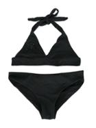 Philipp Plein Kids Halter Bikini, Girl's, Size: 12 Yrs, Black