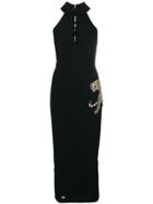 Philipp Plein Outain Midi Dress - Black