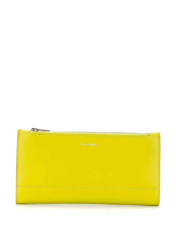 Acne Studios Bifold Continental Wallet - Green