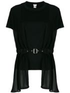 Comme Des Garçons Noir Kei Ninomiya Layered Belt T-shirt - Black