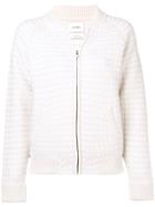 Barrie Cashmere Waffle-effect Cardigan - White