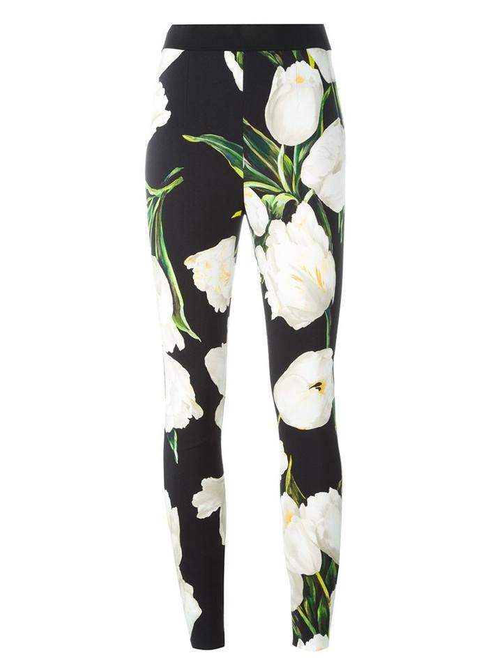Dolce & Gabbana Tulip Print Leggings