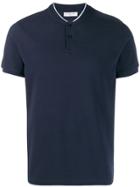 Sandro Paris Round Neck Polo Shirt - Blue