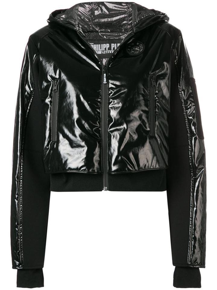 Philipp Plein Printed Puffer Jacket - Black