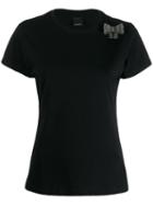 Pinko Bow-embellished T-shirt - Black
