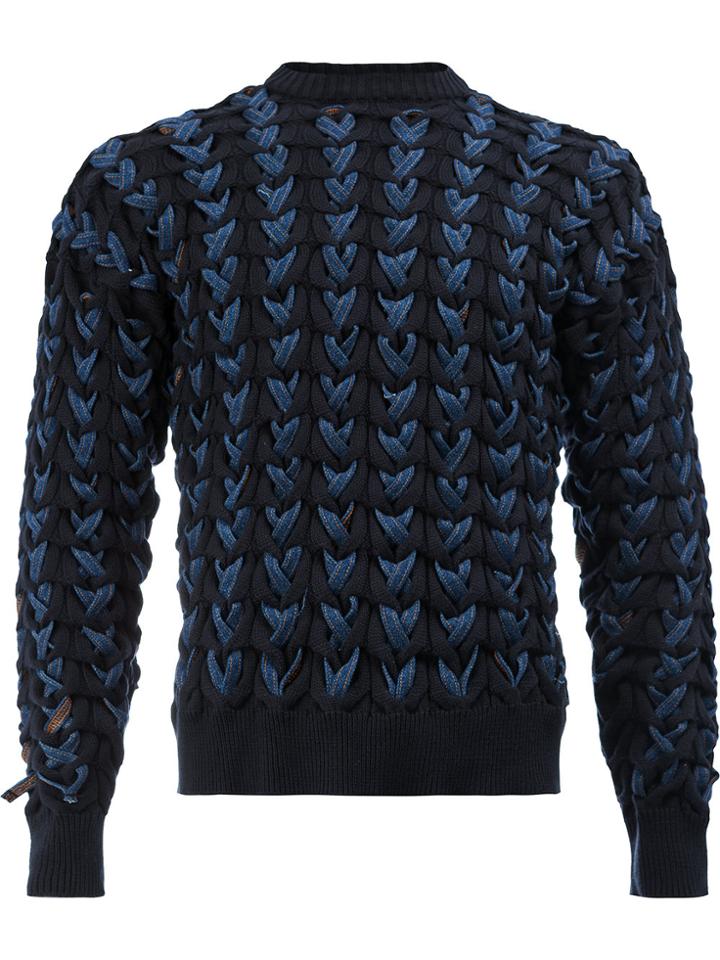 Y / Project Braided Jumper - Blue