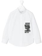 John Galliano Kids - Rock And Roll Shirt - Kids - Cotton - 4 Yrs, White