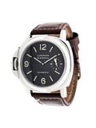 Panerai 'luminor Marina' Analog Watch, Men's, Black