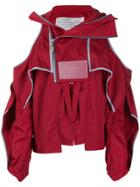 A-cold-wall* Cold Shoulder Jacket - Red
