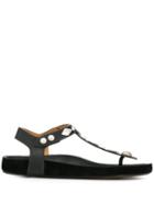 Isabel Marant Embellished Thong Sandals - Black