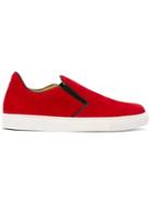 Mr. Hare Llewelyn Slip-on Sneakers, Men's, Size: 11, Red, Suede/leather/rubber