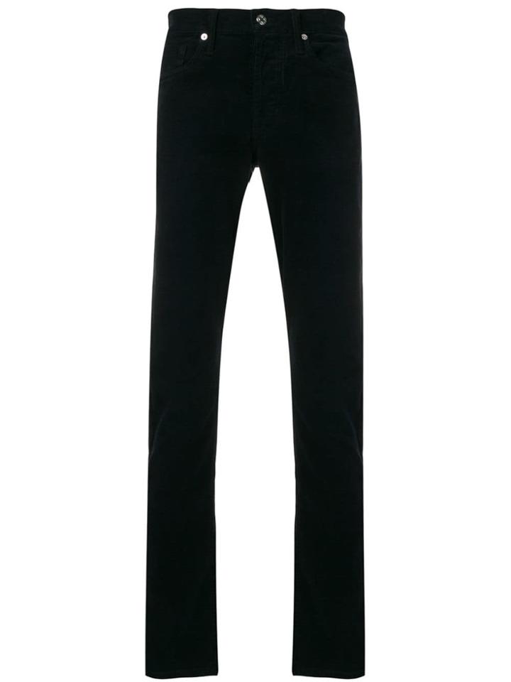 Tom Ford Corduroy Slim-fit Trousers - Blue