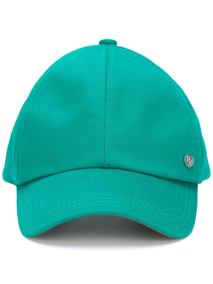 Ps By Paul Smith - Logo Plaque Cap - Men - Cotton - One Size, Blue, Cotton