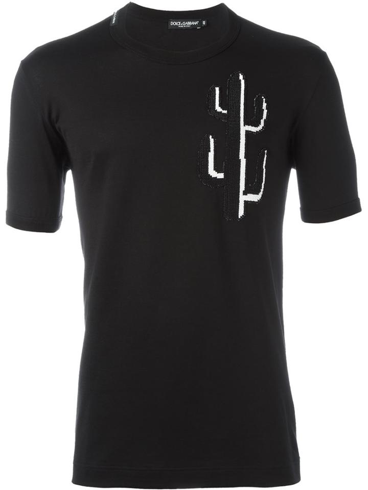 Dolce & Gabbana Cactus Patch T-shirt