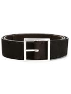 Orciani Long Beach Double Stretch Leather Belt - Brown