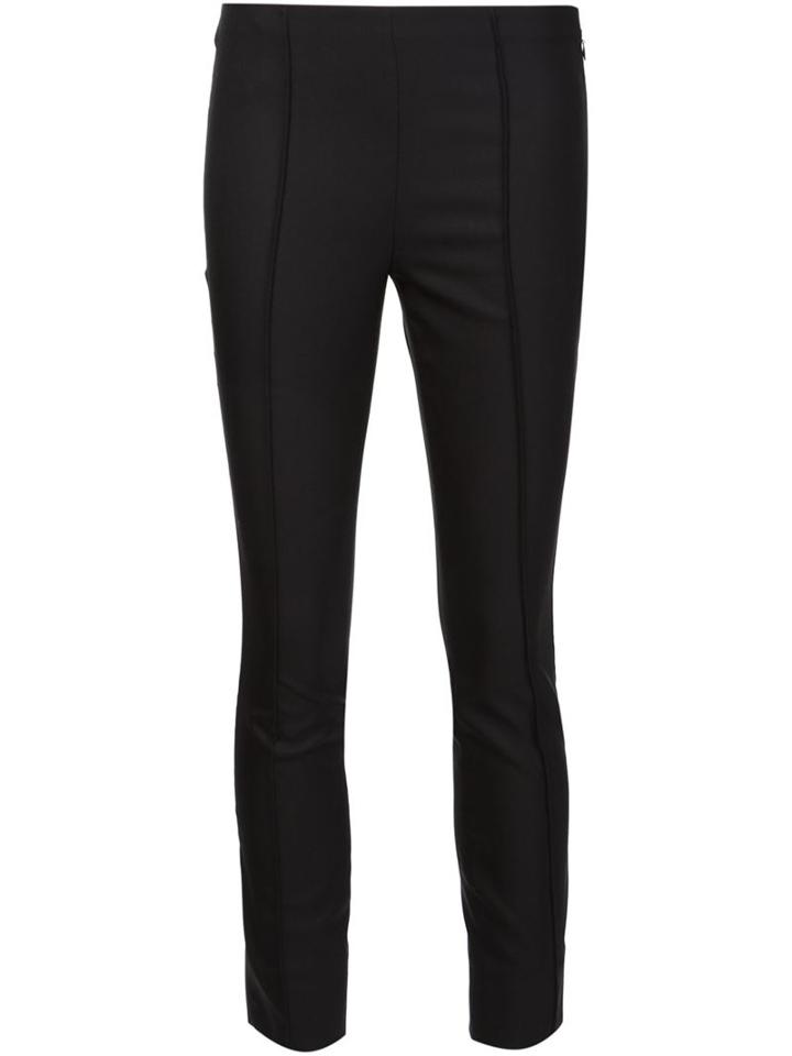 The Row 'chandra' Trousers, Women's, Size: 6, Black, Silk/spandex/elastane/virgin Wool