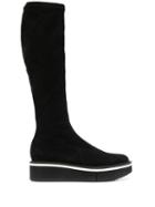 Clergerie Boy Platform Knee-high Boots - Black