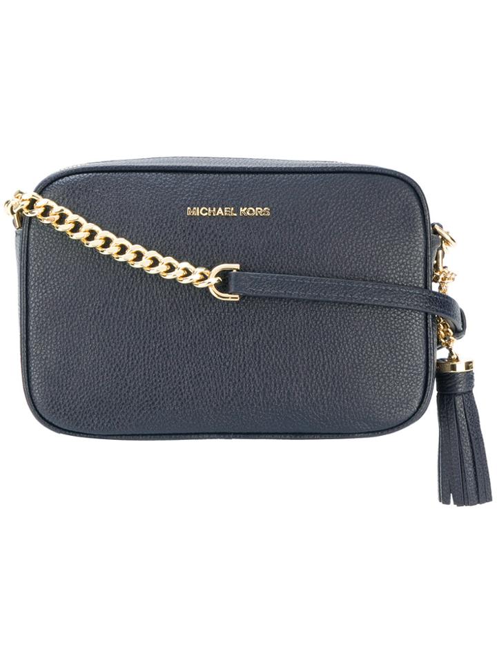 Michael Michael Kors Ginny Cross Body Bag - Blue