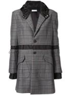Delada Split Hooded Jacketwith Elastic - Grey