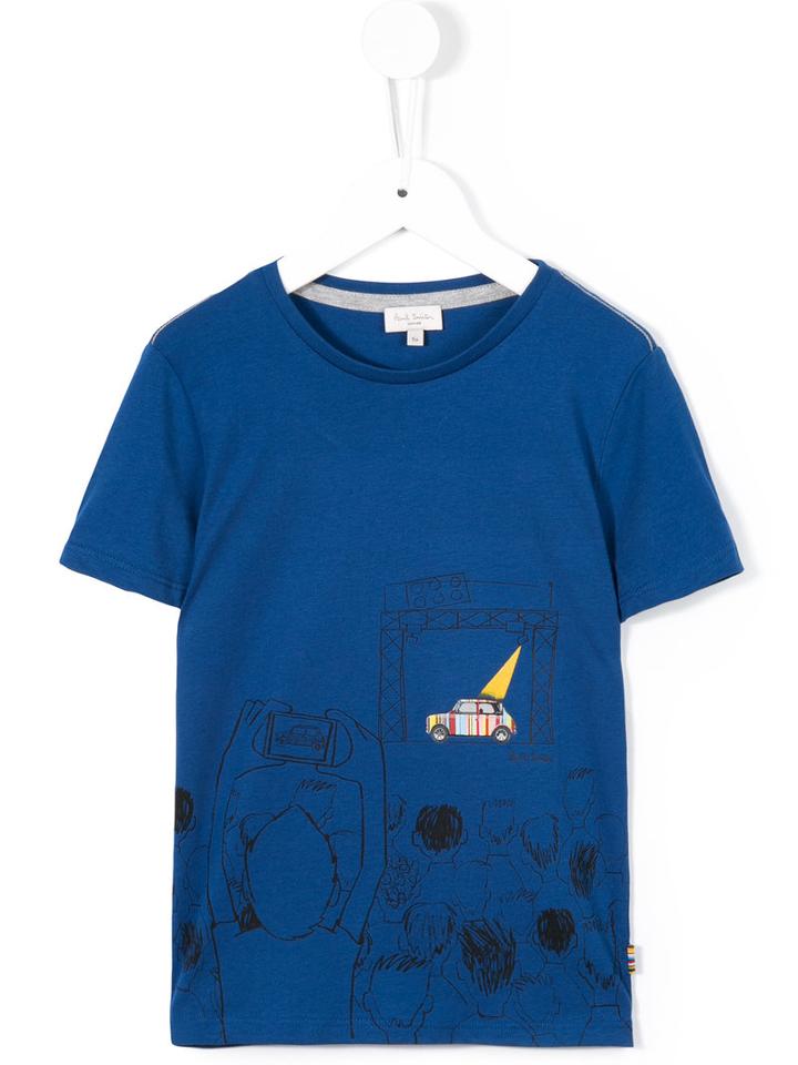 Paul Smith Junior Concert Print T-shirt, Toddler Boy's, Size: 3 Yrs, Blue