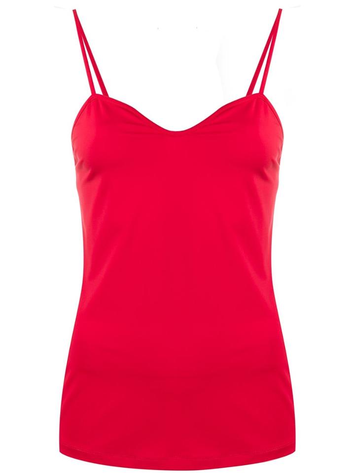 Escada Slim-fit Cami Top - Red