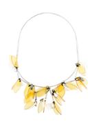 Marni 3d Floral Necklace - Yellow & Orange