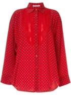 Ermanno Scervino Polka Dots Blouse - Red