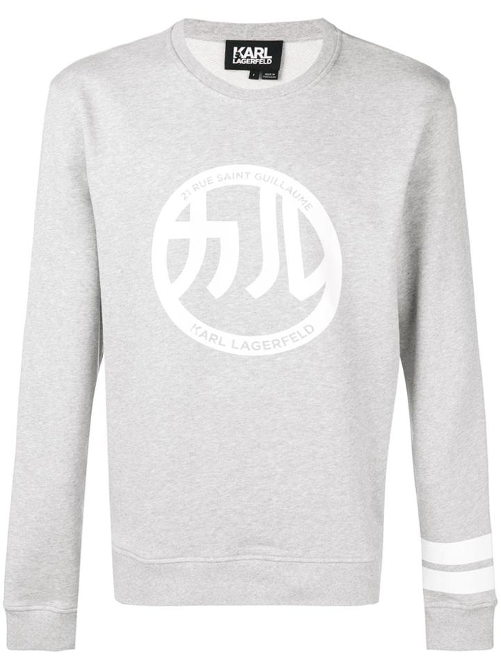 Karl Lagerfeld Japan Logo Sweatshirt - Grey