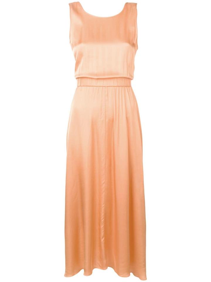 Forte Forte V-back Midi Dress - Orange