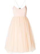 Loulou Tulle Skirt Dress - Neutrals